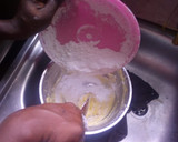 A picture of step 3 of Simple buttercream #4weeksChallenge.