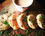 A picture of step 2 of Potato rava cutlets.