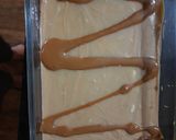 A picture of step 1 of Lotus Biscoff Bars.
