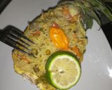 A picture of step 6 of Sweet and sour fried rice.