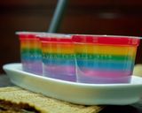 Foto langkah ke 4 dari resep Rainbow Jell-o.