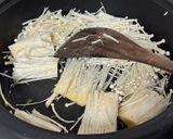 金針菇炒青江菜的食譜步驟4照片