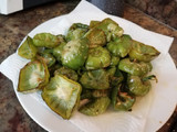 Fritada de ñoras verdes con pollo y conejo