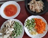 Foto del paso 1 de la receta Arroz con pollo y verduras