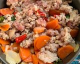 รูปขั้นตอนการทำที่ 5 ของ หมูสับผัดพริก