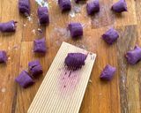 A picture of step 3 of Fried Purple Sweet Potato Gnocchi.
