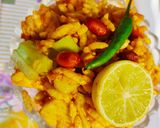 A picture of step 6 of Spicy Bhel.