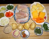 A picture of step 1 of Chicken Drumstick Cazuela.