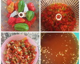 Foto del paso 1 de la receta: Salsa de ají dulce (picantes) agridulce