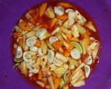 Foto langkah ke 2 dari resep Asinan buah asam, manis, pedas, asin.