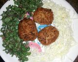 A picture of step 5 of Rice kabab (left over rice).