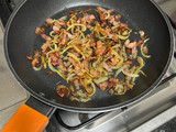 Pasta Carbonara con Huevo
