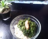 Foto langkah ke 2 dari resep Rolade Daun Singkong Tanpa Kukus.