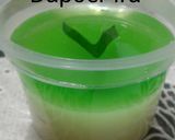 Foto langkah ke 4 dari resep 2• Silky Puding Pandan 2 warna.