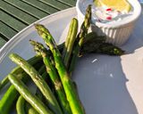 A picture of step 3 of Asparagus & Green Beans with Chilli Lime Dip.