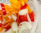 Hình bước làm 4 của món Nui xào bò