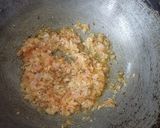 A picture of step 2 of Rajasthani Raw turmeric sabji.
