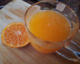 A picture of step 1 of Orange custard pudding.