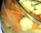 A picture of step 1 of Pineapple Tropical Drink.