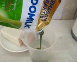 Foto langkah ke 2 dari resep Matcha Cheesecake.