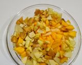 A picture of step 3 of Fruit chaat.