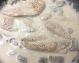 A picture of step 9 of My Garlic Chicken and Mushrooms. 💓.