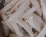 A picture of step 1 of Leftover idli french fries.
