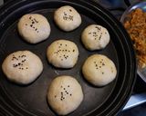 A picture of step 9 of Bhaji stuffed Buns eggless and without yeast.
