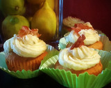 Foto del paso 10 de la receta: Cupcakes de Jamón Serrano, Cebolla y Nueces con Cobertura de Puré de Patata