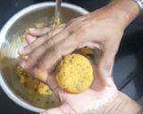 काला चना आलू टिक्की चाट रेसिपी चरण 2 फोटो