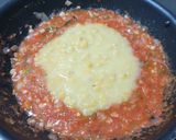 A picture of step 6 of Dal Palak.