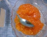 A picture of step 8 of Cornflour ka Halwa.