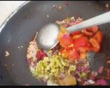 A picture of step 2 of Rajsthani Dal Baati Churma thali (lunch or dinner).