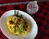A picture of step 3 of Lemon rice.