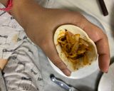 A picture of step 8 of Chinese samosa/ noodles samosa.