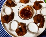 A picture of step 12 of Crispy golden Prawns fry.