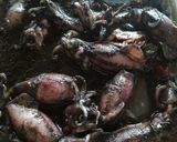 Foto langkah ke 9 dari resep Cumi Basah Tumis Hitam.