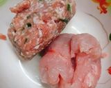 Hình bước làm 1 của món Cải xanh cuộn chả cá