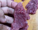 Foto langkah ke 1 dari resep Tumis Daging Sapi Pedas.