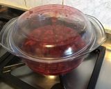 Une image de l'étape 5 de Compote de pêches de vigne à l'orange sanguine.