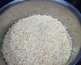 A picture of step 1 of Urad dal Pinni.