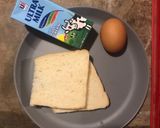 Foto langkah ke 1 dari resep Makanan AnakRoti Susu Lapis Telur Orak Arik.