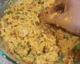 A picture of step 1 of Rice pakoda.