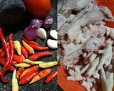 Foto langkah ke 1 dari resep Ceker Kepala Ayam Pedas Mercon.