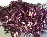 A picture of step 1 of Spiced Red Cabbage with Shrimp Broth.