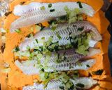 Foto del paso 3 de la receta: Pescado con papas y crema en la Essen
