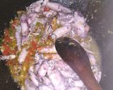 Foto langkah ke 3 dari resep Cumi asin tumis pete kemangi.