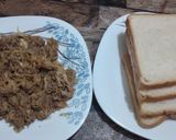 A picture of step 1 of Chicken toast sandwich.