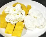 A picture of step 2 of Mango Yogurt Ice Cream.