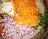 A picture of step 5 of Bread seekh kabab.